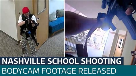 Officials release bodycam video from Nashville school shooting